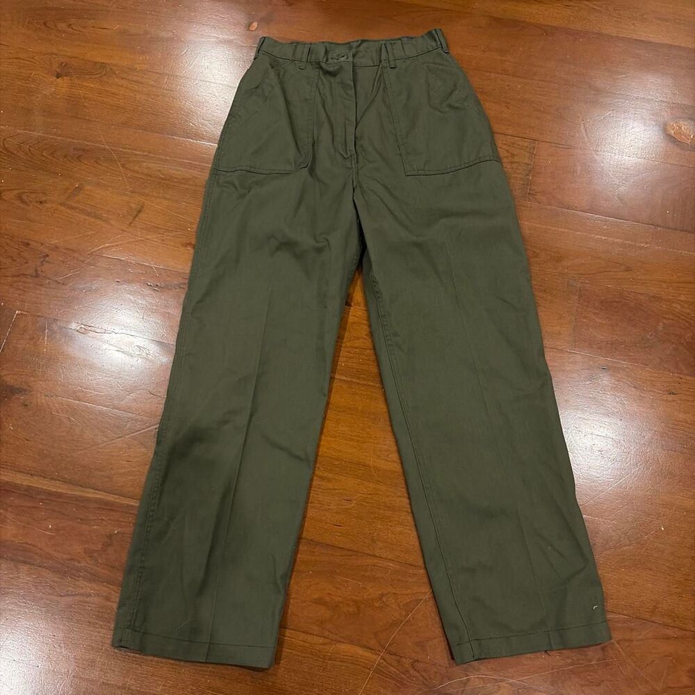 Urban-outfitters Women's Green and Khaki Trousers